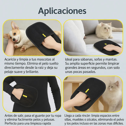 Sacá Pelusas de tus MASCOTAS con el GUANTE saca pelusas